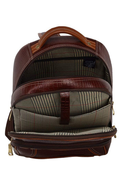 HYATT Leather Accessories 17 Inch Men's and Women's Leather Laptop Offi- image 3