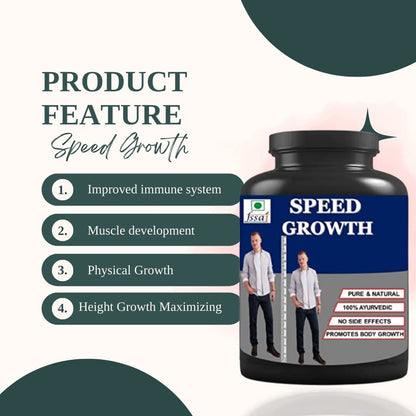 Speed Growth, Boost Body Strength, Height Growth Supplement, Height Increaser Powder