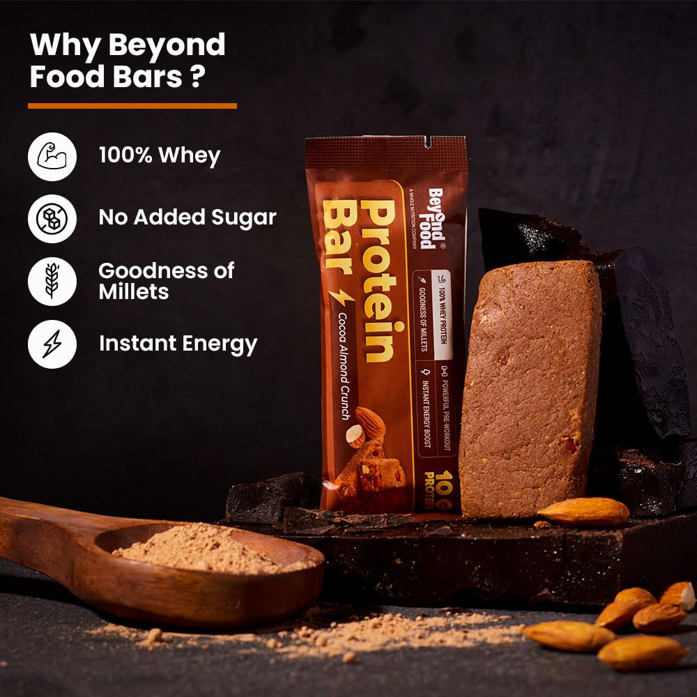 Beyond Food Protein Bar (Pack of 6) | 10gm Protein | 100% Whey Protein- image 4