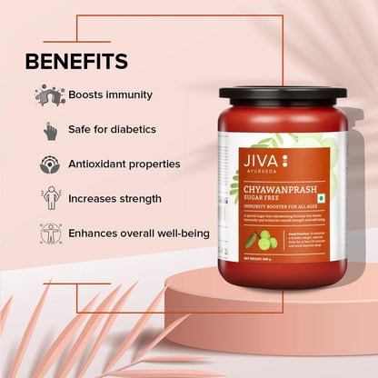 Jiva Sugar Free Chyawanprash | 500gm (Pack of 1) | 100% Pure & Natural- image 6
