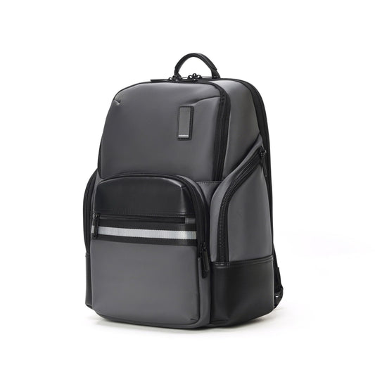 MOKOBARA The Coupe Backpack | Fits 16 Inch Laptop, 28L Capacity, Water Resistant Nylon, RFID Blocking Pocket | Professional & Travel Use, Ergonomic Design With Adjustable Straps (Grey Matter)