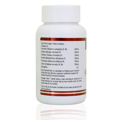 Keva Thyroid Care Tablets - Supports Thyroid Hormone Function, Healthy- image 7