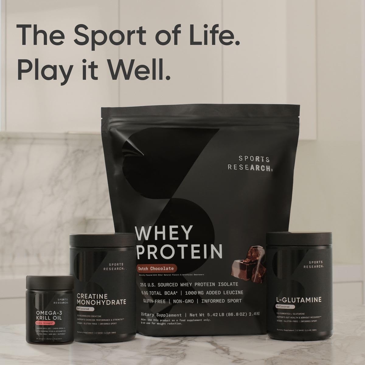 Sports Research Omega-3 Krill Oil 30 Softgels