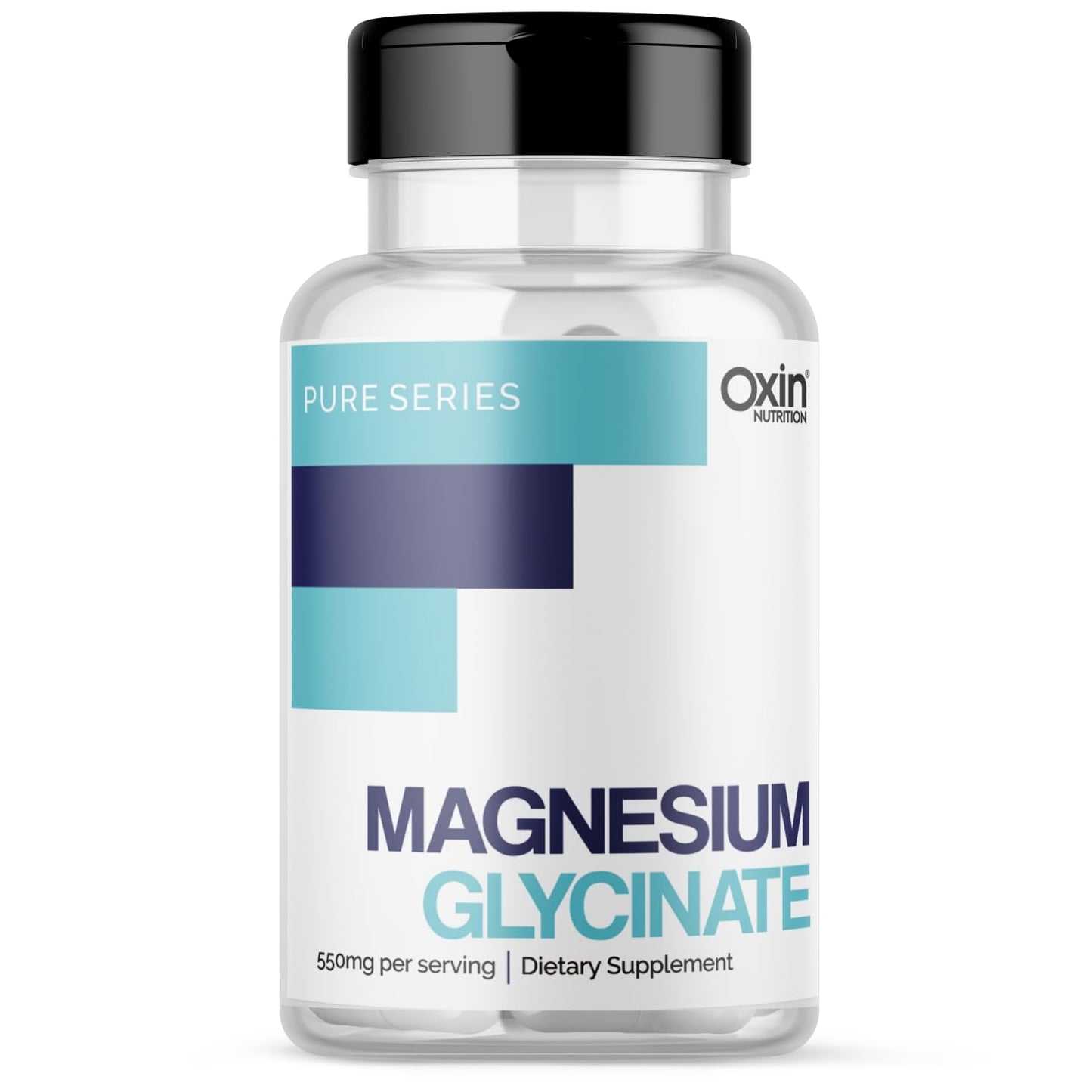 Oxin Nutrition Magnesium Glycinate High Absorption - 120 Vegetable Capsules