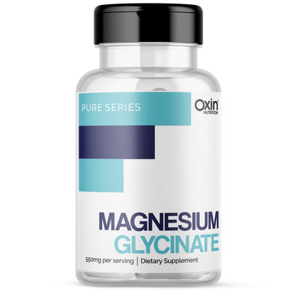 Oxin Nutrition Magnesium Glycinate High Absorption - 120 Vegetable Capsules