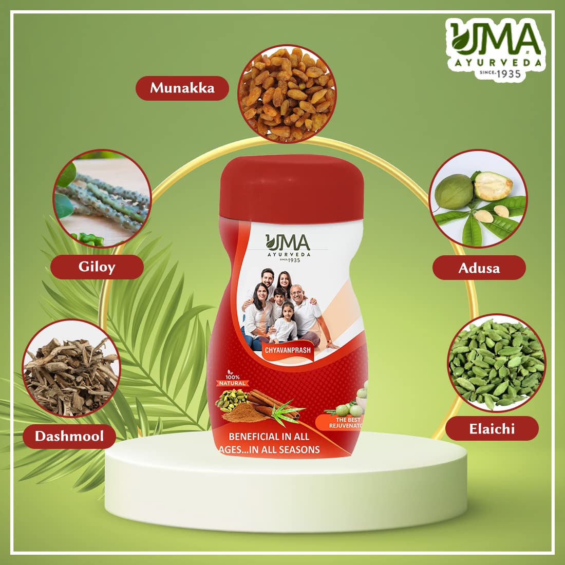 Uma Ayurveda Chyawanprash 500 gms - Herbal Immunity Support for all age- image 5