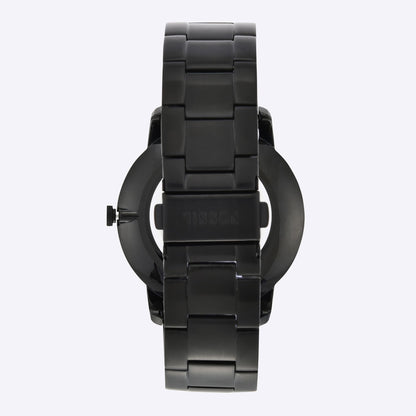 Fossil Analog Black Dial Men's Watch-FS5308 Stainless Steel, Black Strap