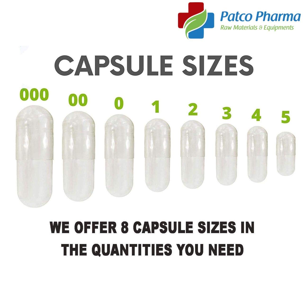 Patco Pharmaceuticals Empty Vegetarian Capsule Size 00 (1000 Pcs)- image 4