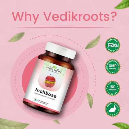 Vedikroots InchEase | Ayurvedic Supplement for Healthy Weight Loss Mana- image 2