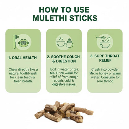 UNICOSA Ayurveda Natural Mulethi Stick (Yastimadhu / Licorice Sticks) 800g (200g x 4 Packs) for Hair, Skin, and Health Care glycyrrhiza glabra powder/licorice Powder | No Added Preservatives Mulethi Stick 800GM | Herbal Licorice Root | Ayurvedic Mulethi f