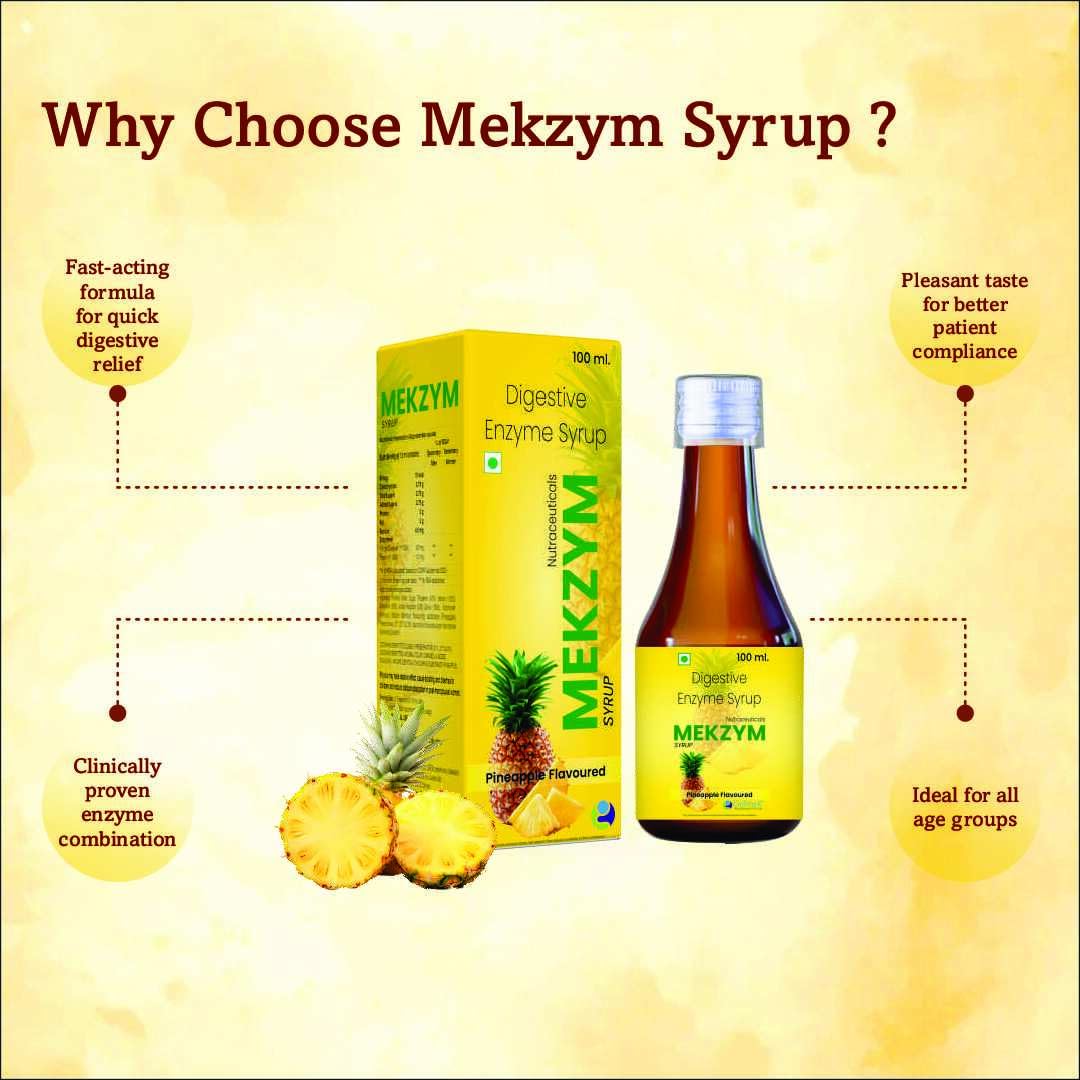 GELMEK Mekzym Syrup – Pack of 2,200 * 2=400ml