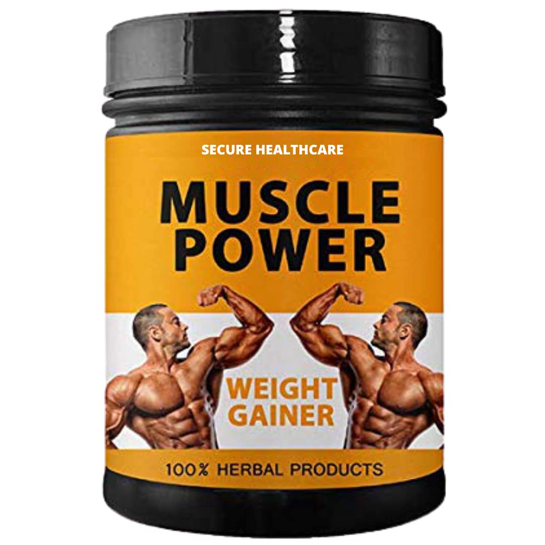 Muscle Power Weight Gainer Supplements – Whey Protein, Flavor Vanilla