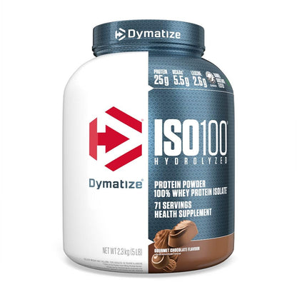 Dymatize Nutrition ISO100 Hydrolyzed Whey Protein Isolate | Fast-Digesting | Mus