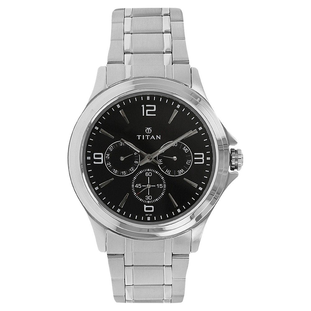 Titan Analog Black Dial Men's Watch-NM1698SM01 / NL1698SM01