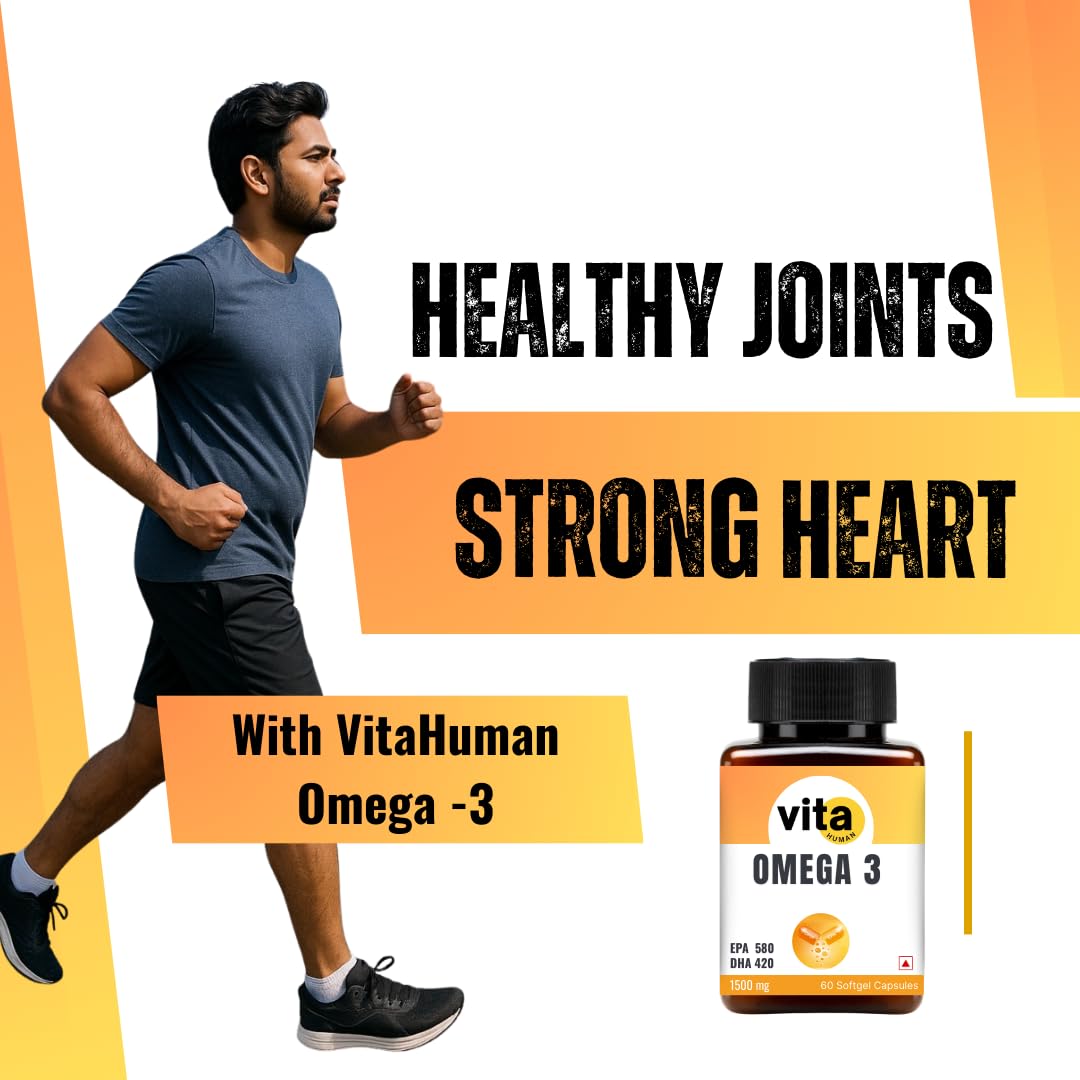 Vitahuman Liver Detox & Omega-3 Combo – Milk Thistle (80% Silymarin), NAC & Dandelion with Triple Strength Fish Oil (EPA 580mg + DHA 420mg) for Liver & Heart Support