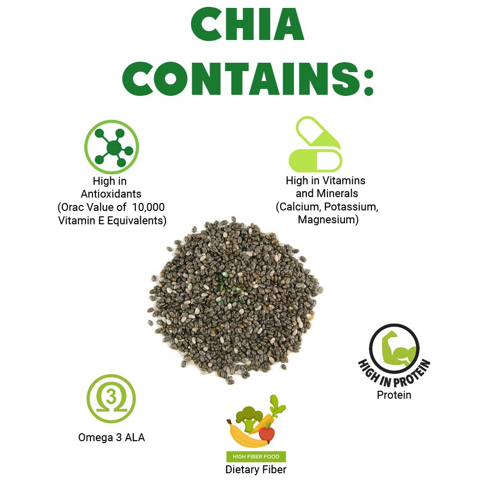 YUVIKA Chia Seeds for Weight Loss 100 gm- image 4