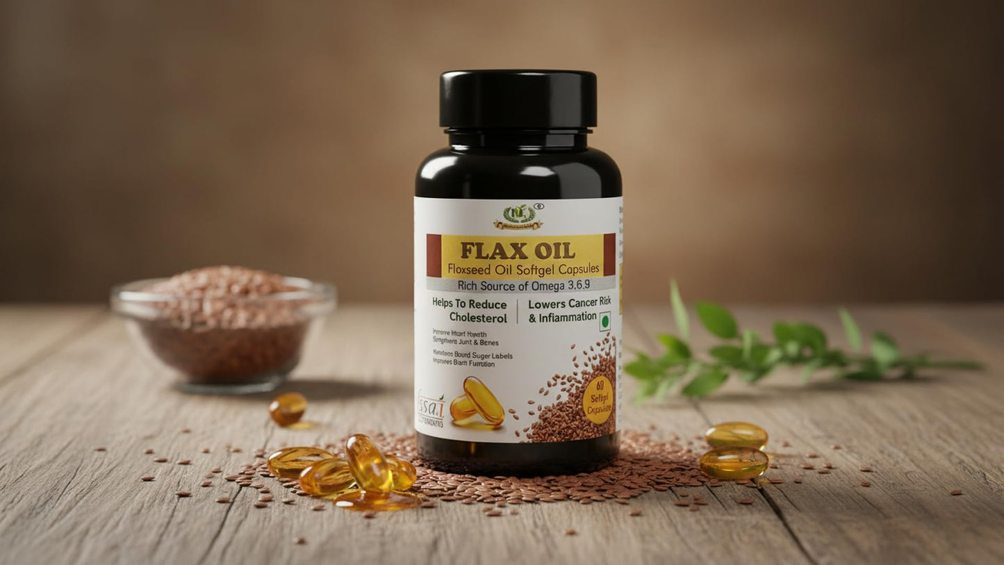 Flaxseed Oil Capsule 1000 Mg