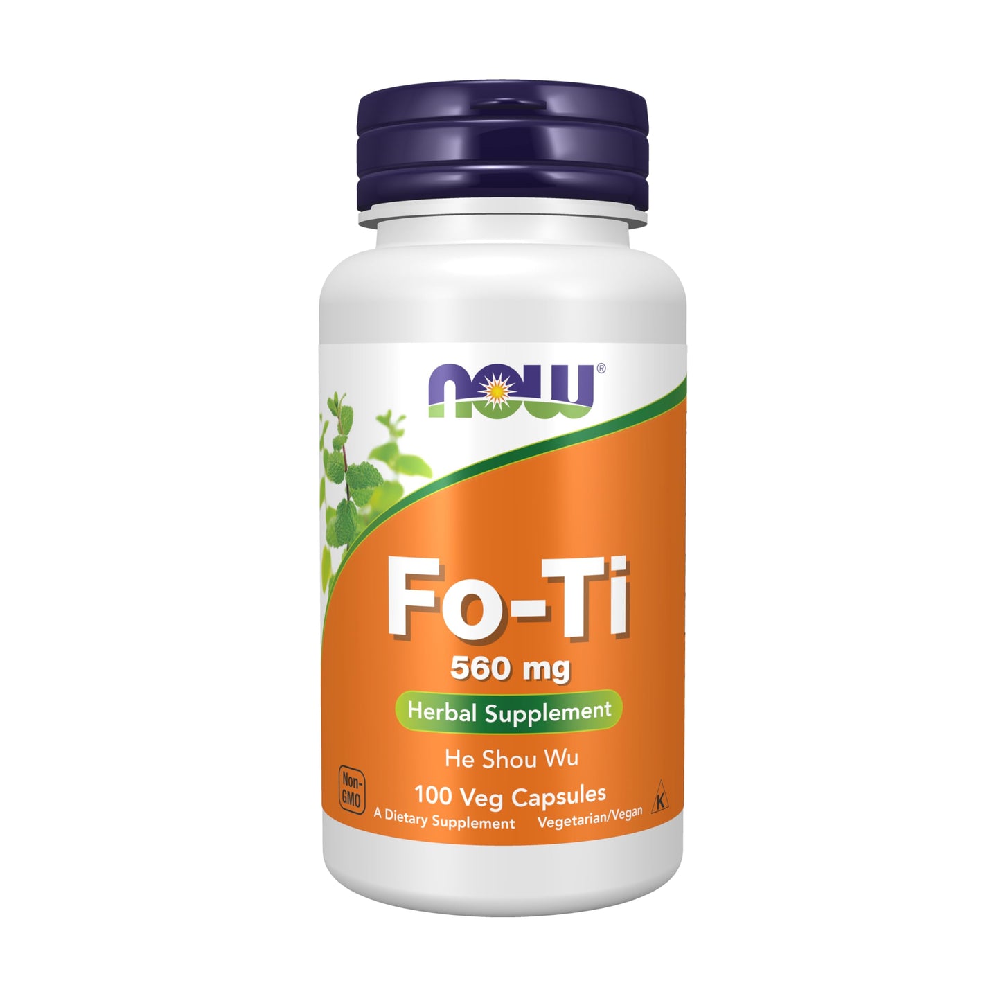 NOW Foods Fo-Ti, Ho Shou Wu 560mg, 100 Vcaps