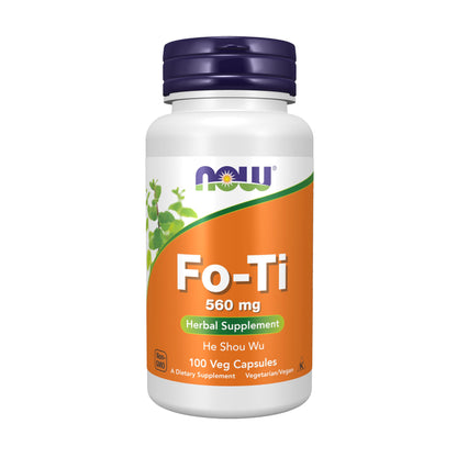 NOW Foods Fo-Ti, Ho Shou Wu 560mg, 100 Vcaps