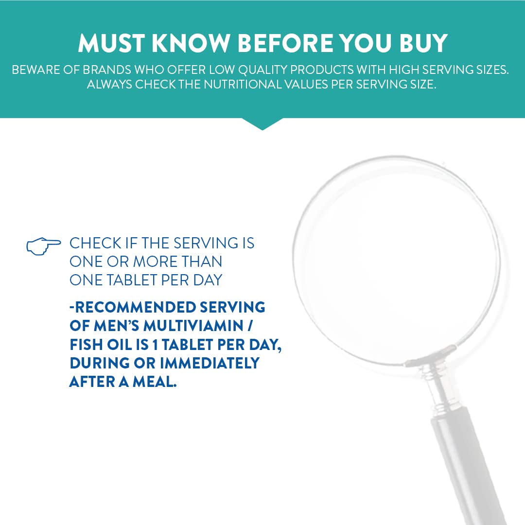 Swisse Men's Health Combo - Mens Multivitamin (30 tablets) & Fish Oil (- image 4