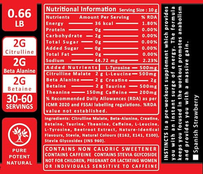 Grizzly Nutrition, Advanced Pre Workout 300 gram, True Instincts, 2025- image 2