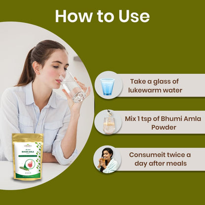 Vedikroots Bhumi Amla Powder/Churn - Organic And Pure Ingredient Extrac- image 3