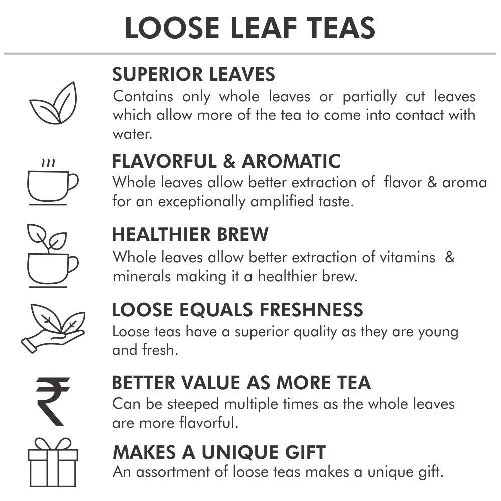 Octavius Darjeeling Autumn Flush Whole Leaf Black Tea | Well Balanced, Smooth, Sweet, Fruity, Floral Brew | Also Robust & Full Bodied | 100 GMS (50 Cups)