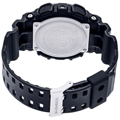 Casio G-Shock GA-100CB-1ADR Black & Blue Camouflage Analog-Digital Dial Black Resin Strap Men's Watch Shock And 200M Water Resistant G625