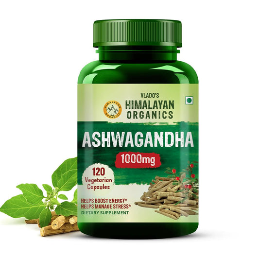 Himalayan Organics Ashwagandha 1000Mg Men & Women (120 Capsules)