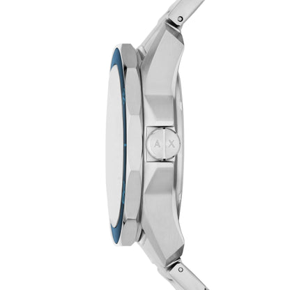Armani Exchange Analog Blue Dial Men's Stainless Steel Watch-Ax1950