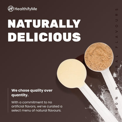 Healthifyme 100% Whey Protein Powder- 1 KG, With Digestive Enzymes, 25.5gm protein, No added Sugar, Zero Preservatives, Muscle Support & Recovery (Double Chocolate)