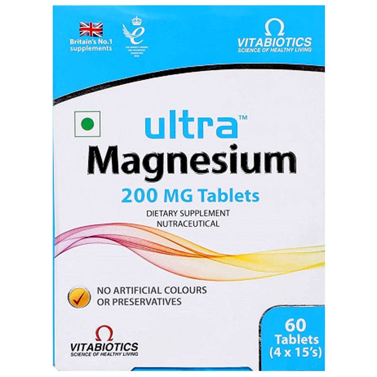 Ultra Magnesium 200 mg - Strip of 15 Tablets