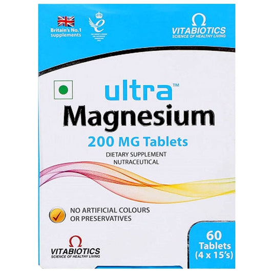Ultra Magnesium 200 mg - Strip of 15 Tablets