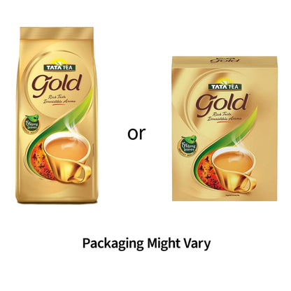 Tata Tea Gold | Assam teas with Gently Rolled Aromatic Long Leaves | Rich & Aromatic Chai | Black Tea | 500gram|Loose Leaves