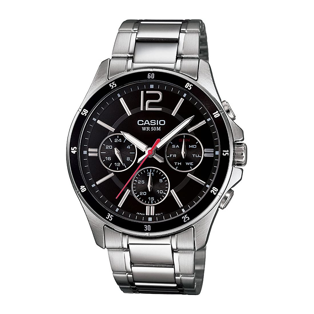 Casio Analog Black Dial Men's Watch - MTP-1374D-1AVDF (A832)