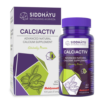 Siddhayu Gym Essentials (Ashwagandha 80 Tab +Gokshura 80 Tab + Calciavtiv 60 Tab) | Bone Strength & Immunity | Fitness Supplement Kit
