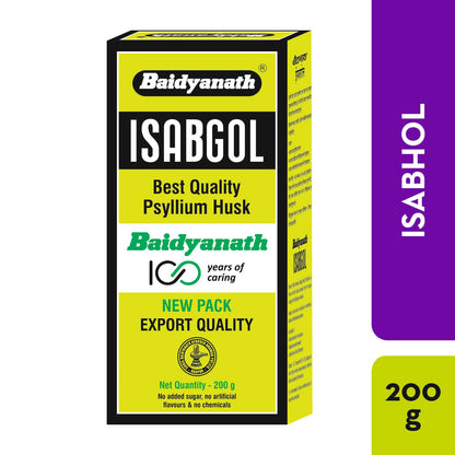 Baidyanath Isabgol - Psyllium Husk Powder - 200gm | Effectively Relieve- image 2