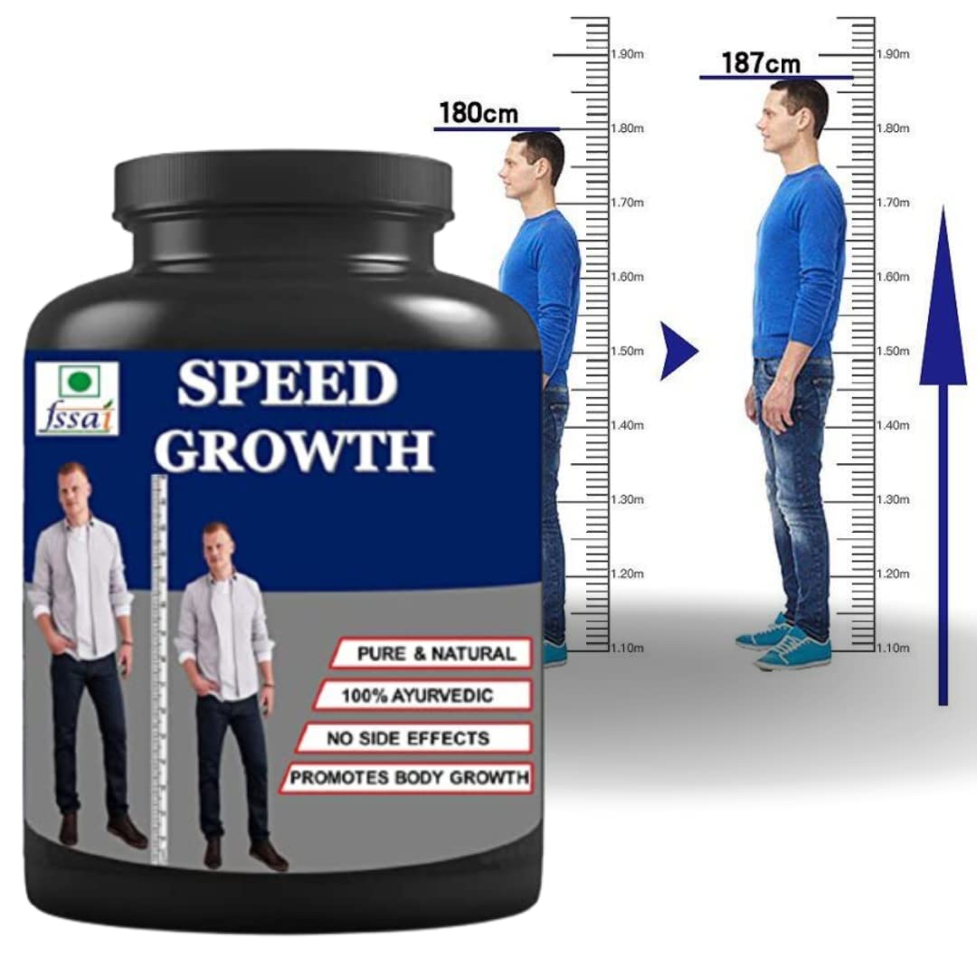 Speed Growth, Boost Body Strength, Height Growth Supplement, Height Increaser Powder