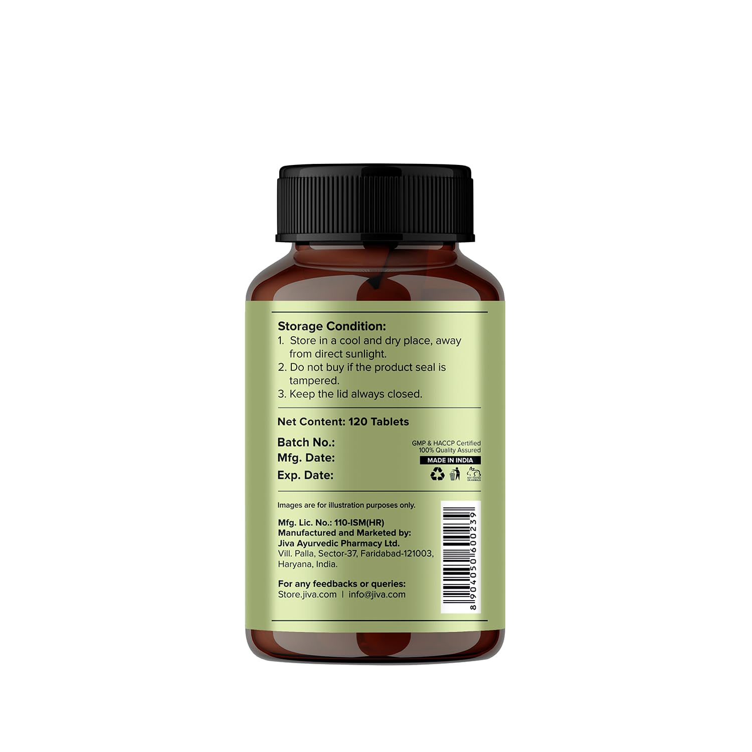 Jiva Ashwagandha Tablet | 100% Ayurvedic Formulation for Immunity And E- image 5