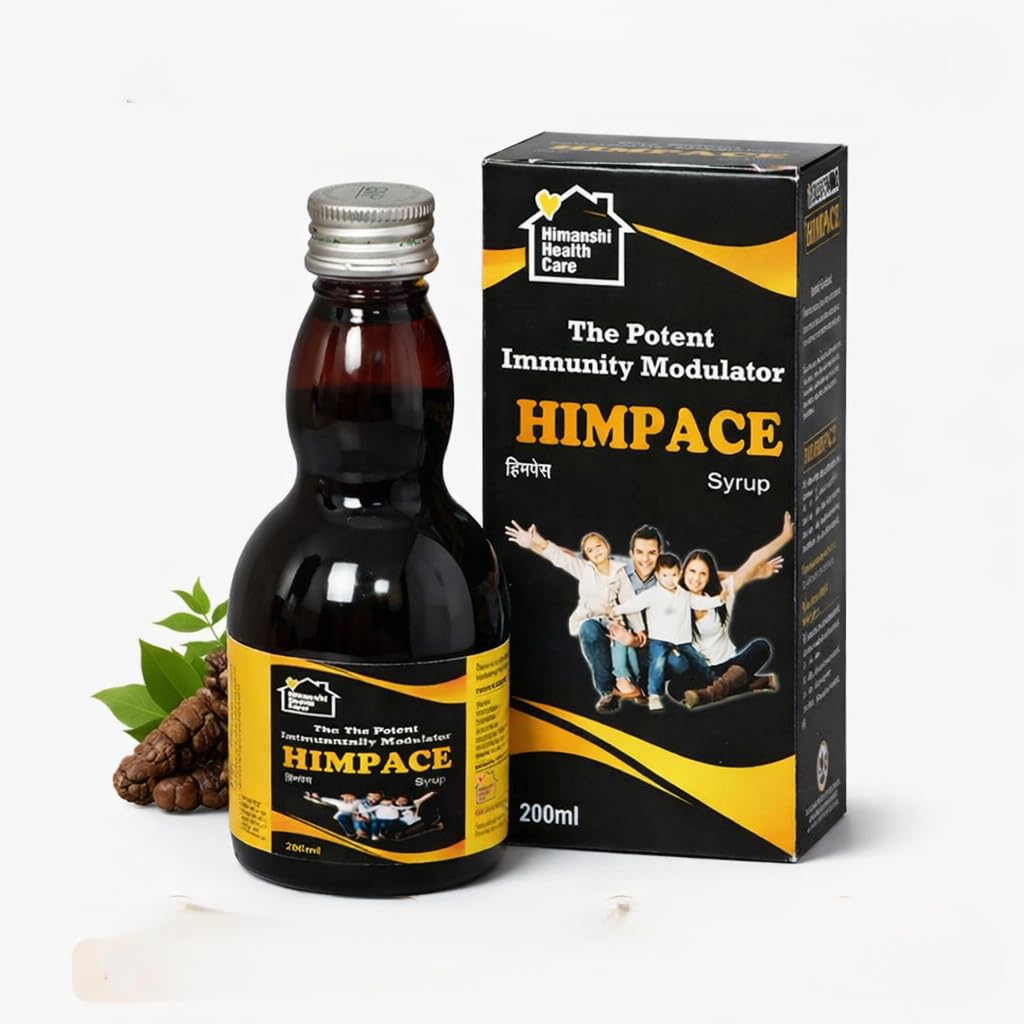 Himanshi Healthcare Himpace Ayurvedic Immunity Syrup, Herbal Immunity Booster Tonic – 200ml