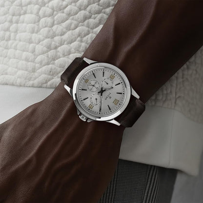 Titan Analog Silver Dial Men's Watch-NM1698SL01 / NL1698SL01/NP1698SL01