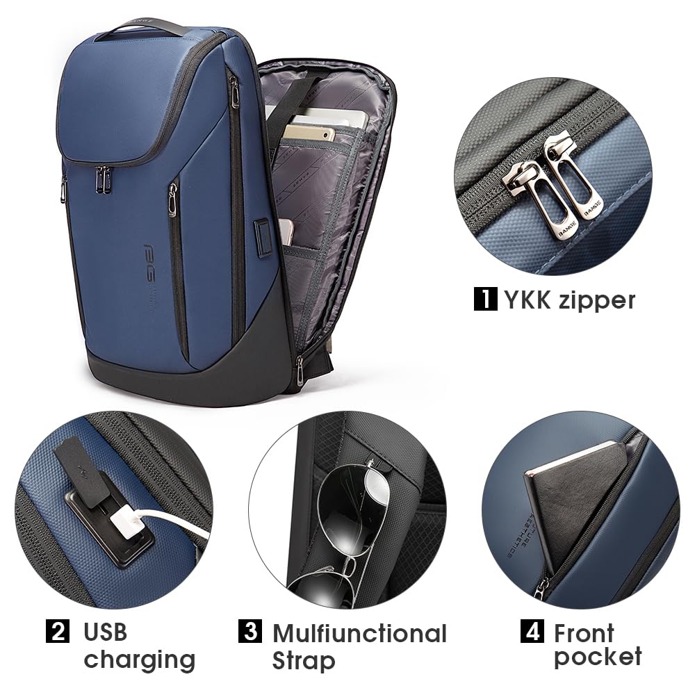 BANGE Business Smart Backpack Waterproof fit 15.6 Inch Laptop Backpack- image 6