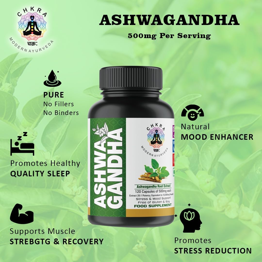MUFASA Organic Ashwagandha 1000 mg - 90 Vegan Capsules - Pure Organic Ashwagandha Powder and Root Extract Capsules - Stress Relief, Mood Enhancer