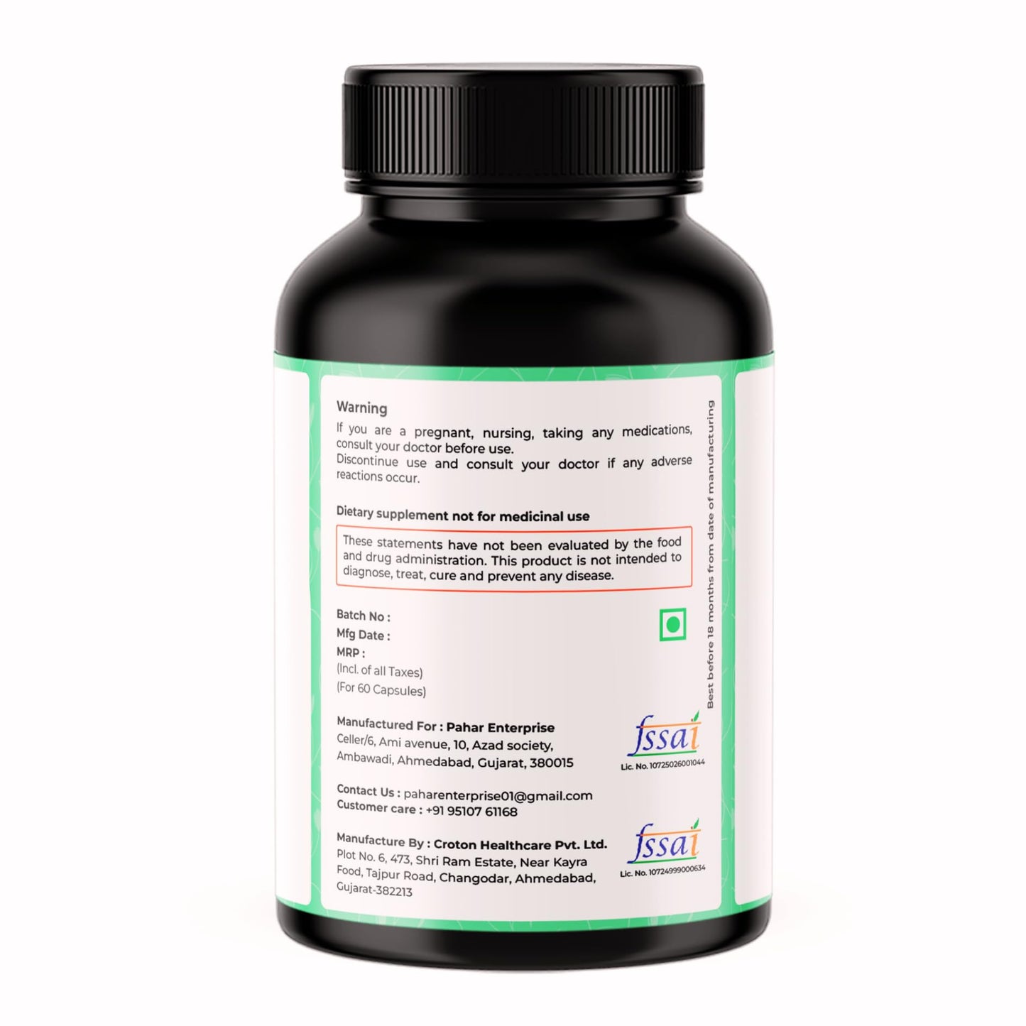 VREEX ALA 300 mg | Alpha Lipoic Acid Supplement | Supports Antioxidant Protection, Nerve Health & Energy Metabolism | 60 Capsules (Pack of 2)