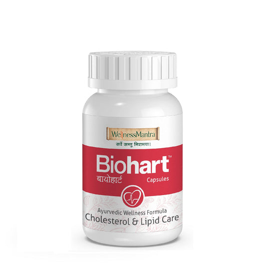 Wellness Mantra BioHart for Heart Health and Cholesterol Care | Helps Lower Trig