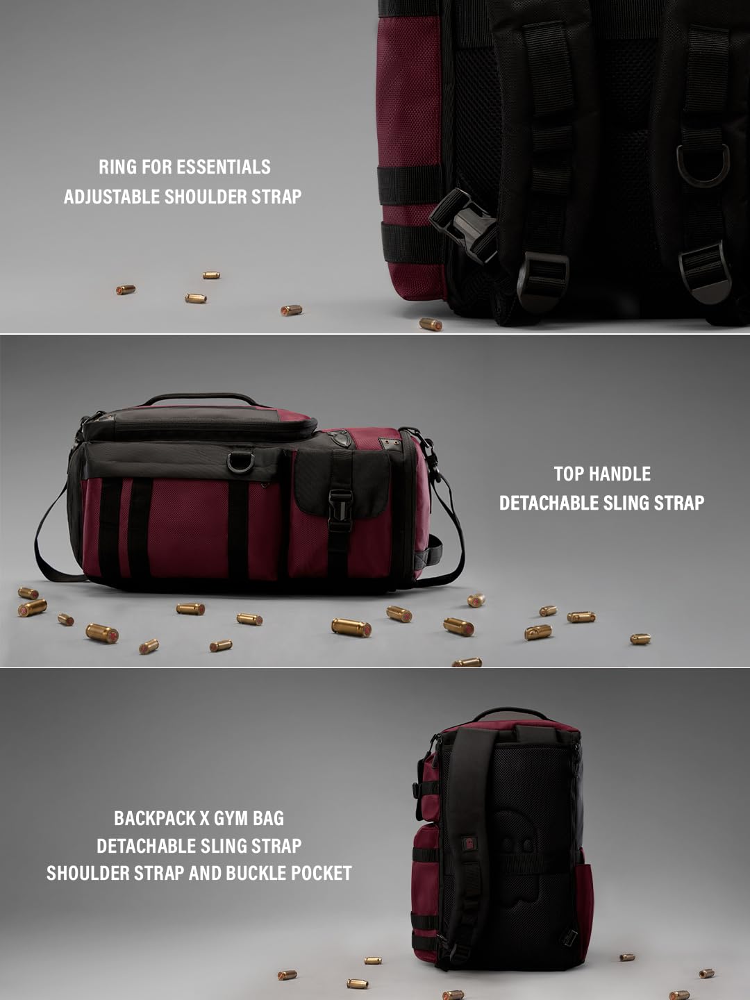 The Souled Store Deadpool: Maximum Effort Gear Backpacks | Official Marvel Merchandise | Premium Water-Resistant Laptop Bag | Durable Urban Travel Rucksack for Men & Women