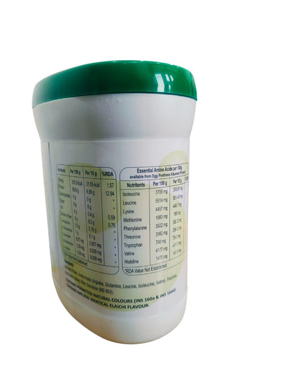 Protihenz Albumen Elaichi Flavour Protein Supplement, 200g, Sprinkle Formulation with Glutamine