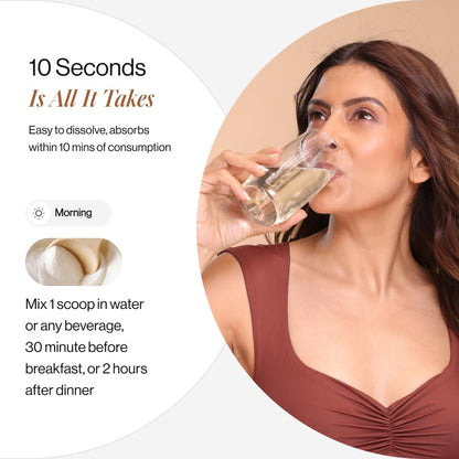 Beautywise Advanced Marine Collagen Peptides With Hyaluronic Acid, Glutathione & Biotin | No Smell & Easy To Mix With No Added Sugar 200G (Unflovoured Pack Of 1)