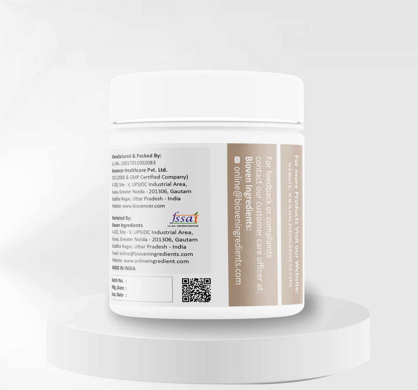 L-Ornithine HCL Powder (Gram, 50)