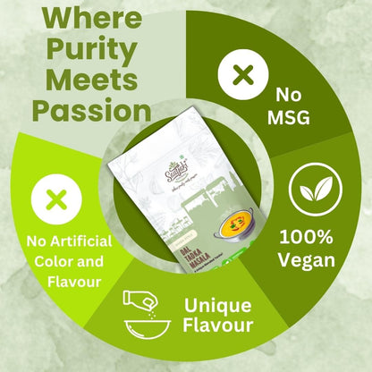 SAATYAKI NATURALS Dal Tadka Masala (50gm) 100% Pure, Freshly Ground Spice for Cooking, Non-GMO, Gluten-Free – Perfect for Curries, Marinades, and Seasoning